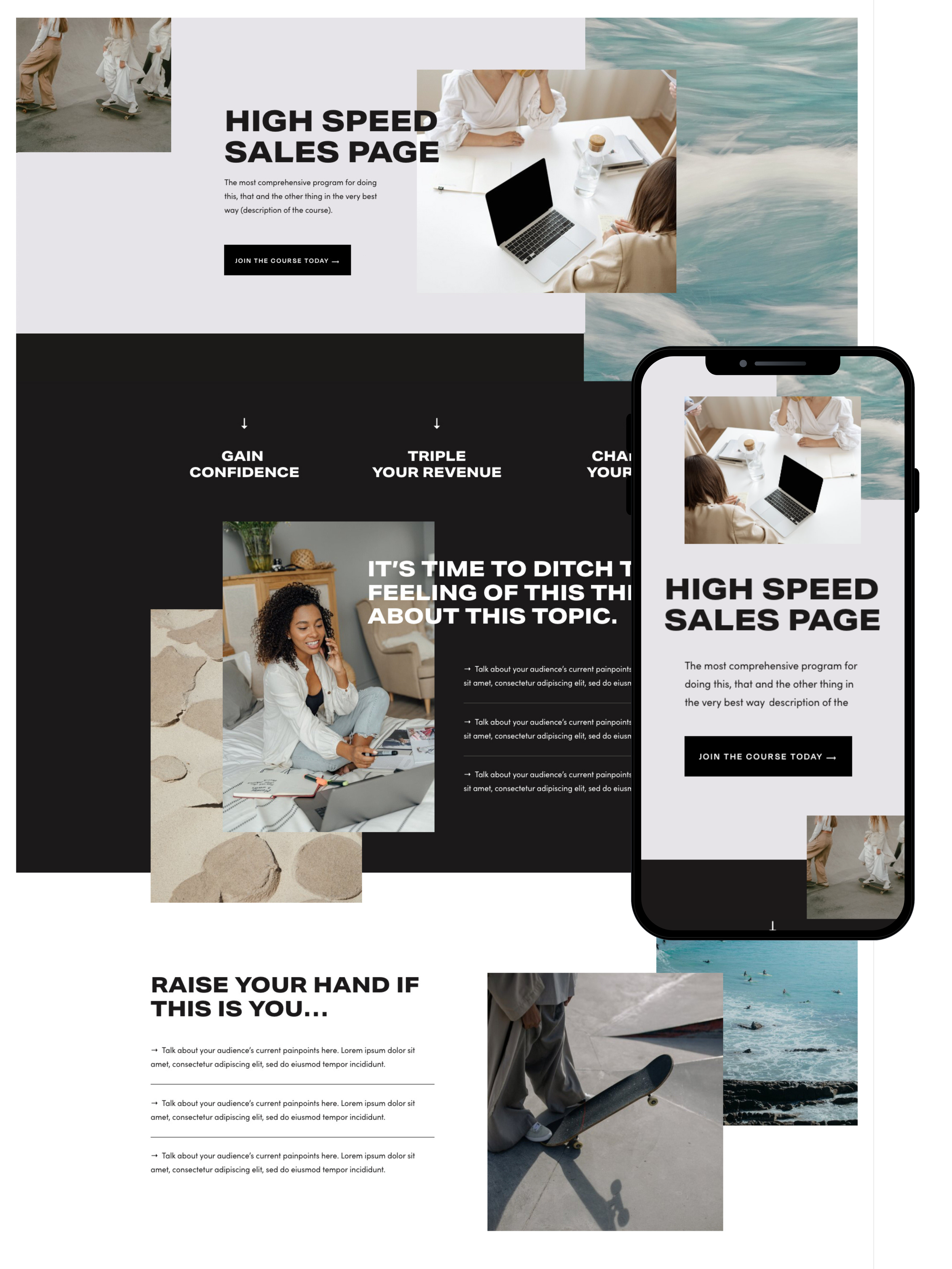 Sales Page Design | Elite Launch Design - Create in Manchester, UK for Higher Conversions