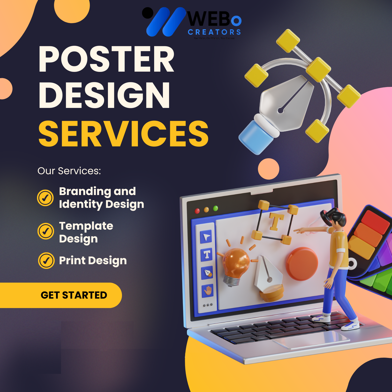Poster Design Service | Get Powerful Advertising Poster in Manchester, UK for Business and Events
