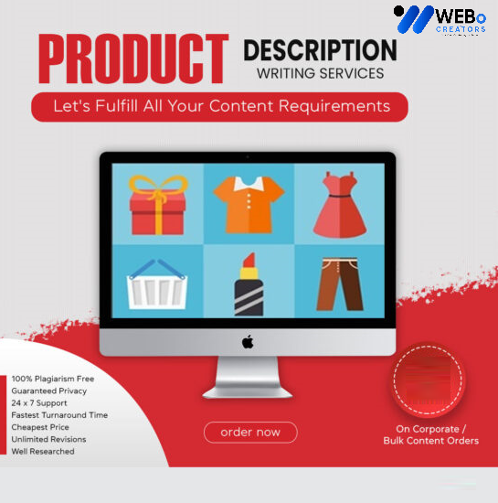 Product Description Writing Services | Best Digital Marketing Agency | Web Design in Manchester, UK for online stores