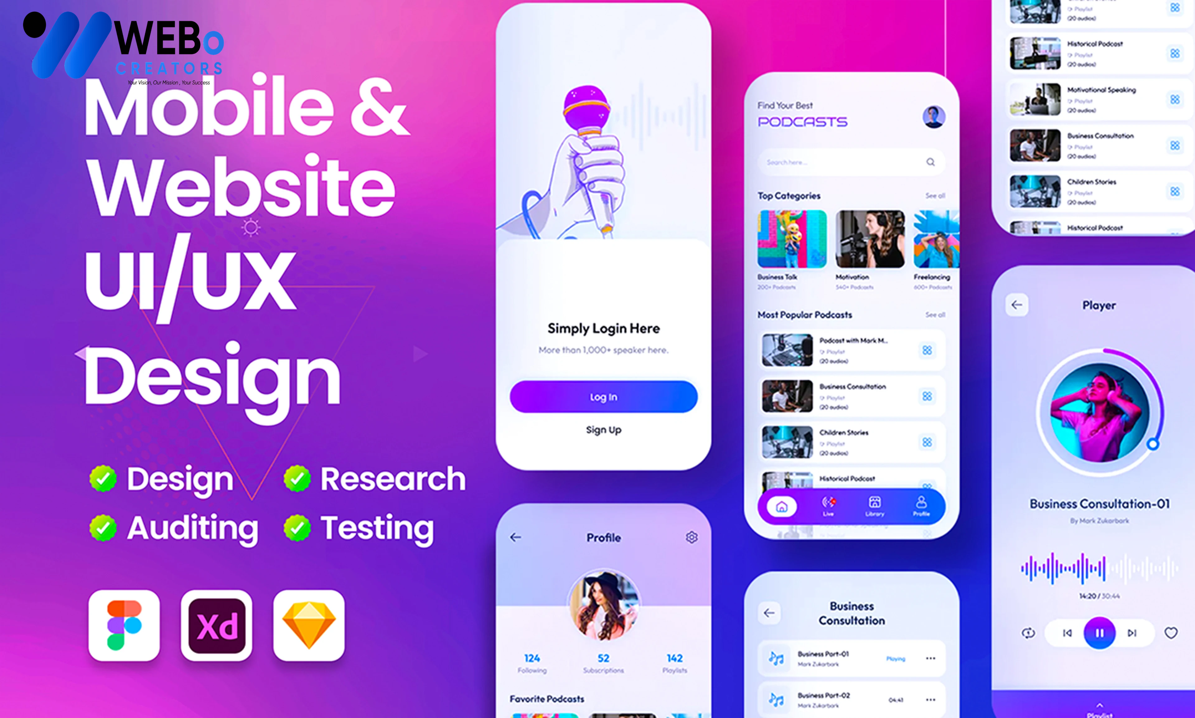 Flutter App UI/UX Design | Beautiful Flutter Interface Design in Manchester, UK